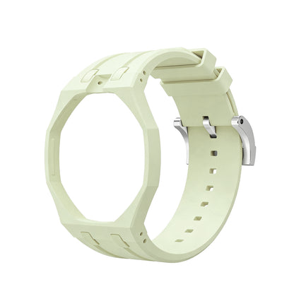 Kautschukarmband + Gehäuse für Swatch X AP Royal Pop Lépine Salatgrün